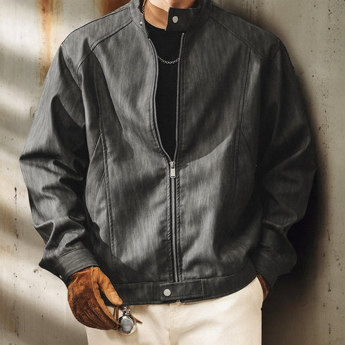 Classic Mode Stand Collar Jacket P1840